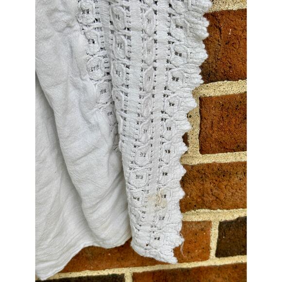 Seaspice Resort Wear Beach Swim Cover-Up Top Smock Waist White Size Small - Picture 6 of 12